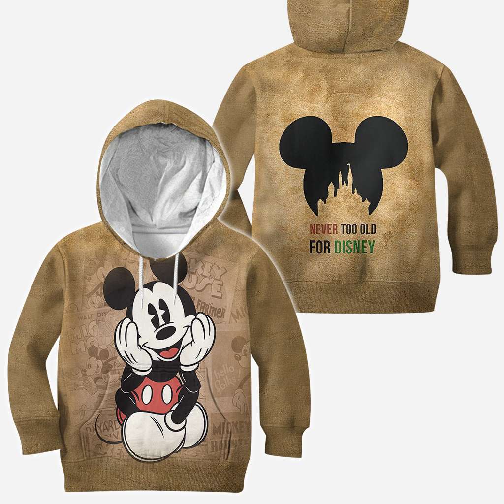 Never Too Old Mouse All Over Shirts