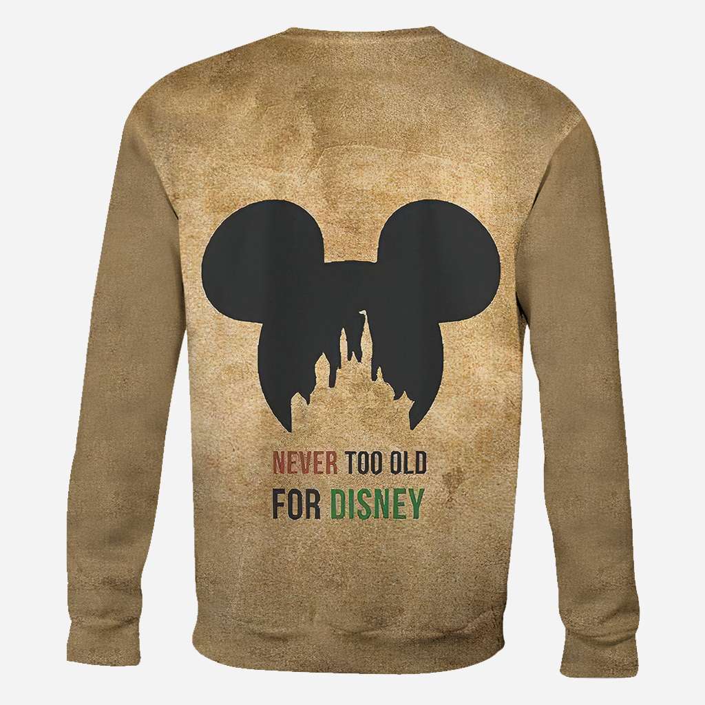 Never Too Old Mouse All Over Shirts