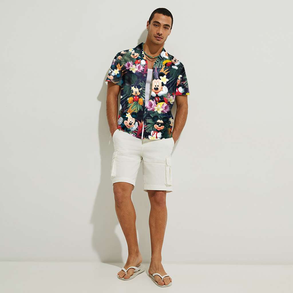 Tropical Mouse Mouse Hawaiian Shirt