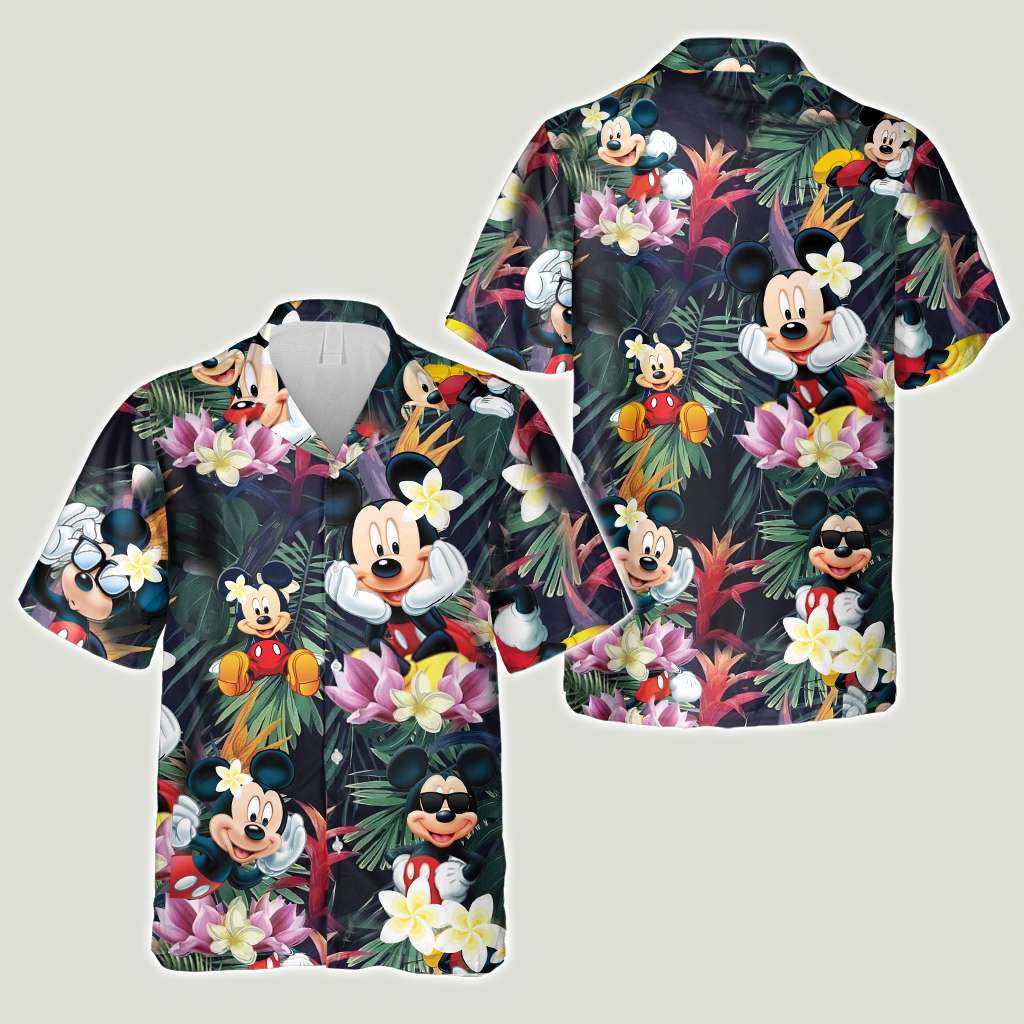 Tropical Mouse Mouse Hawaiian Shirt