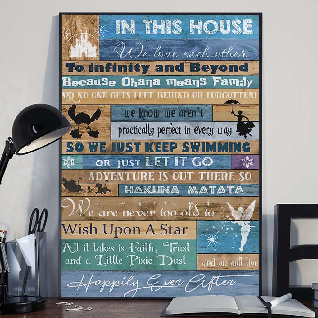 In This House Mouse Canvas And Poster