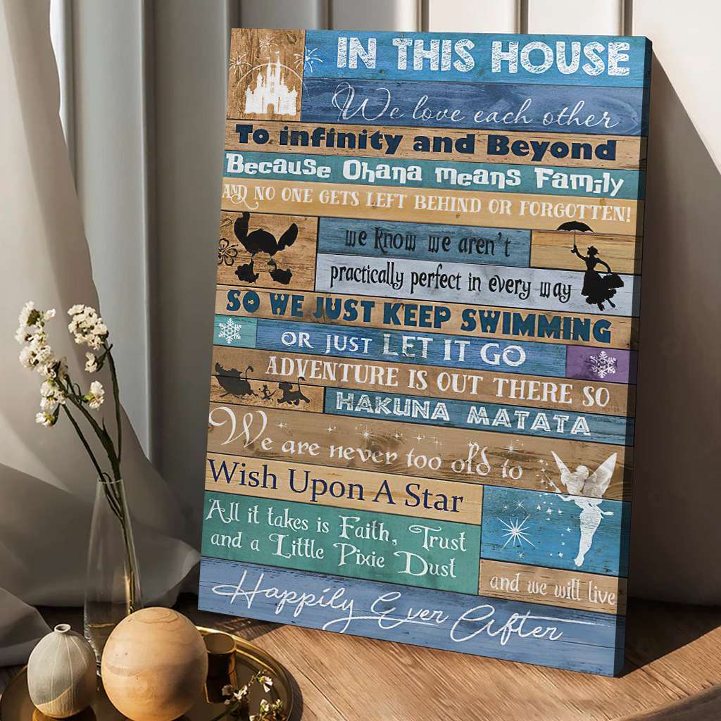 In This House Mouse Canvas And Poster