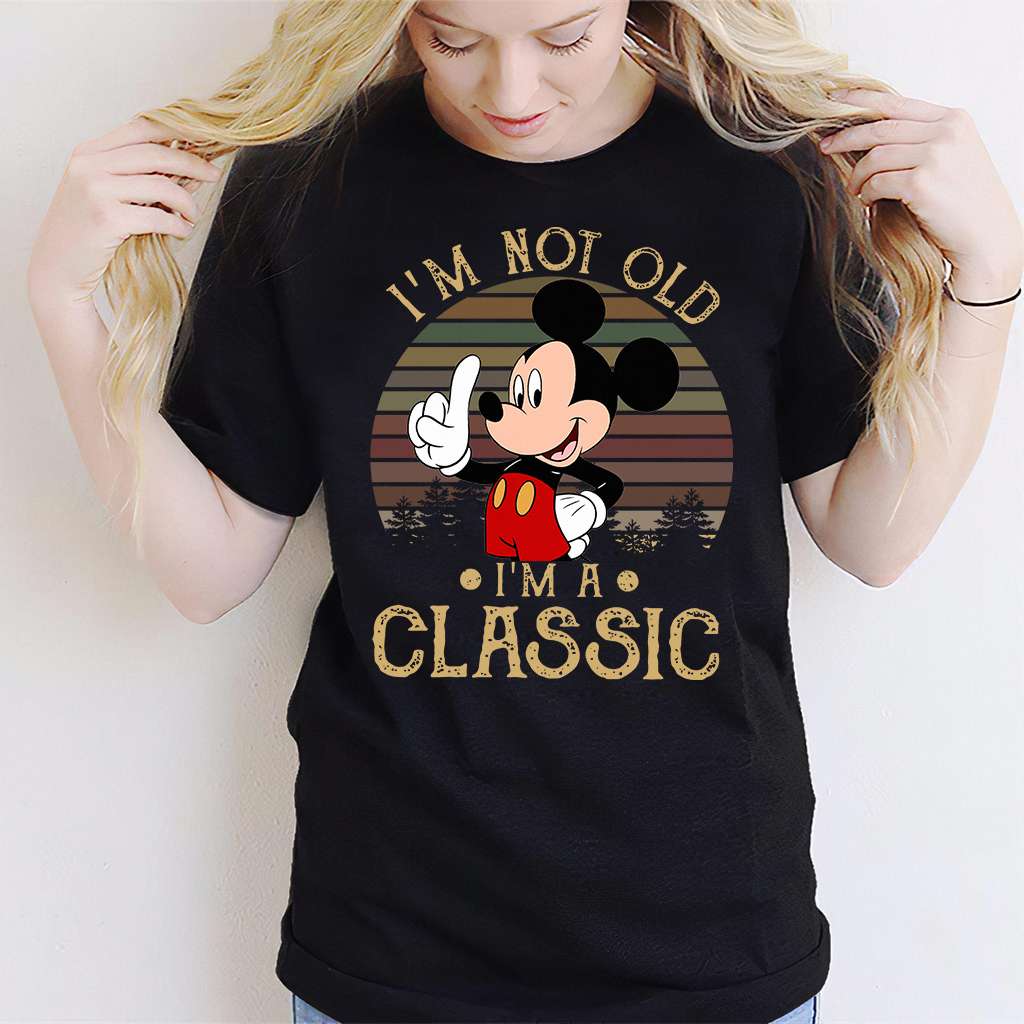 I'm Not Old I'm A Classic - Mouse T-shirt and Hoodie 0523