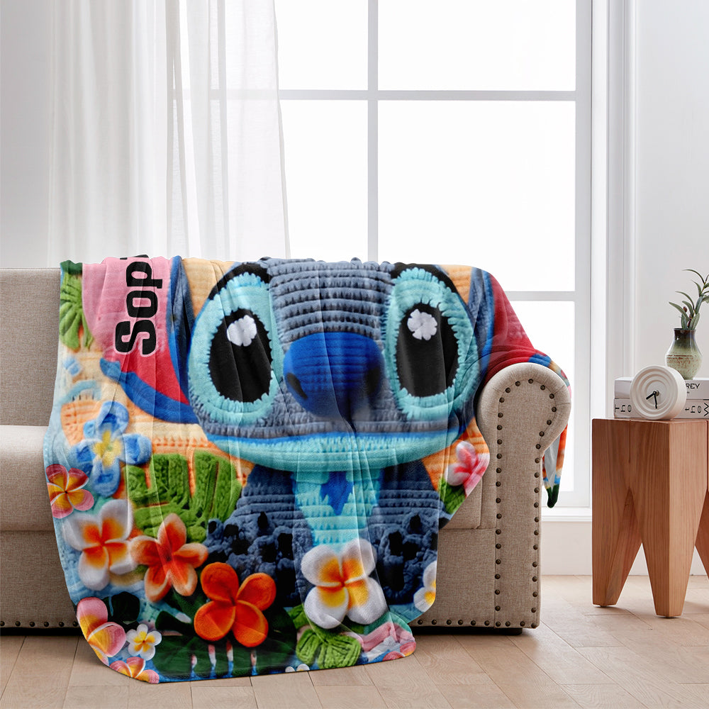 Ohana Means Family - Personalized Ohana Blanket