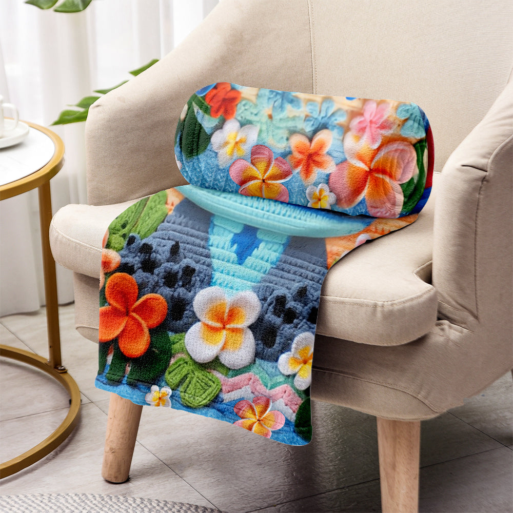 Ohana Means Family - Personalized Ohana Blanket