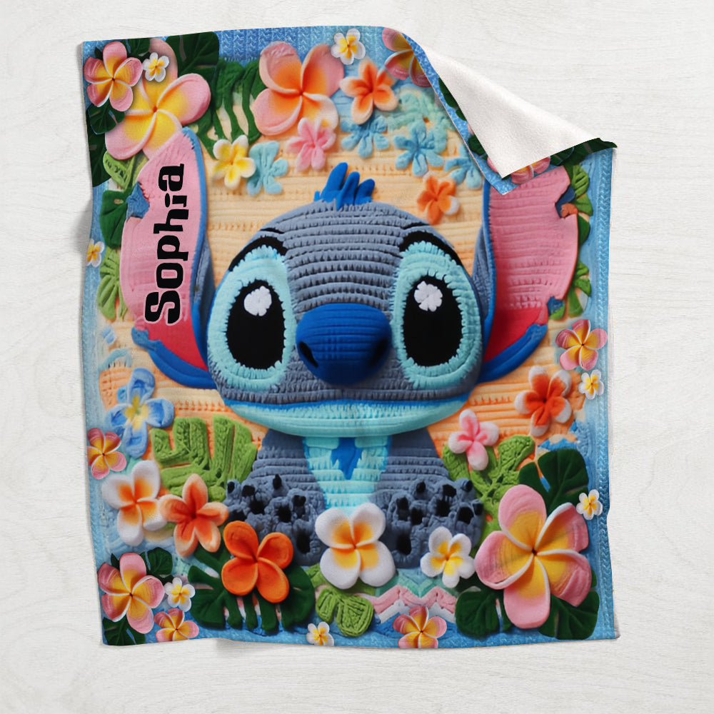 Ohana Means Family - Personalized Ohana Blanket