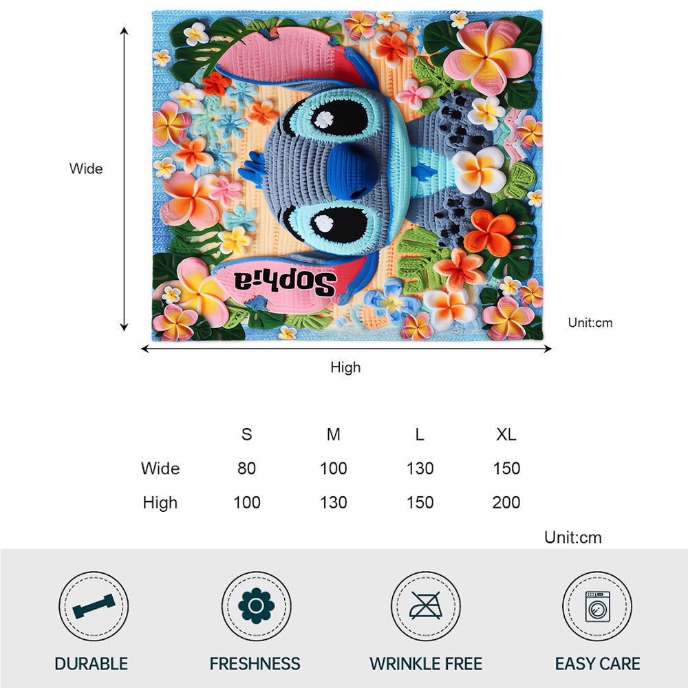 Ohana Means Family - Personalized Ohana Blanket
