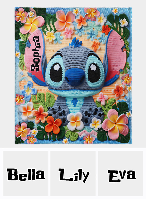 Ohana Means Family - Personalized Ohana Blanket
