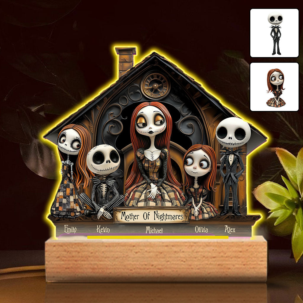 Mother Father Of Nightmares - Personalized Nightmare Custom Shaped Acrylic Plaque