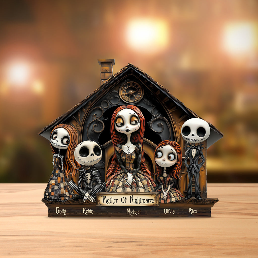 Mother Father Of Nightmares - Personalized Nightmare Custom Shaped Acrylic Plaque