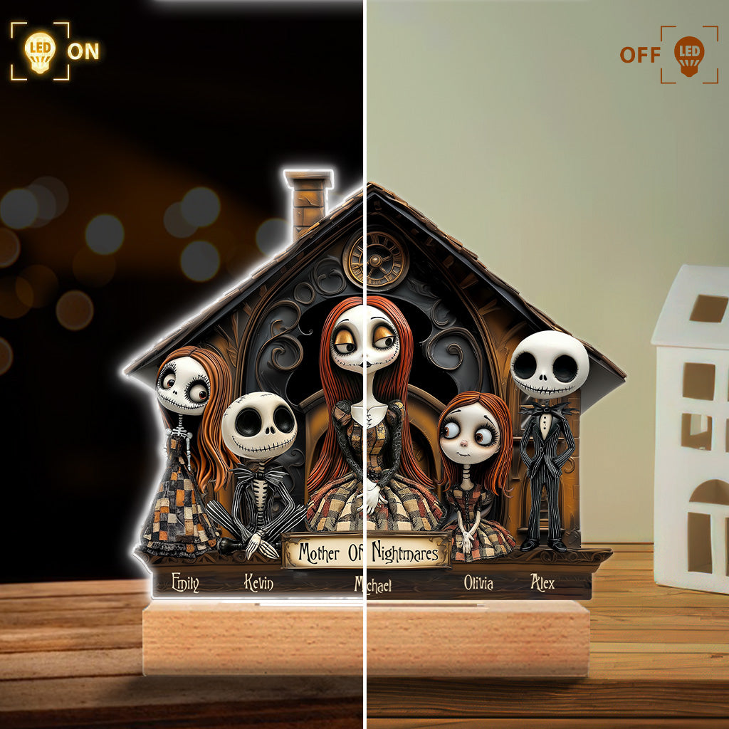 Mother Father Of Nightmares - Personalized Nightmare Custom Shaped Acrylic Plaque