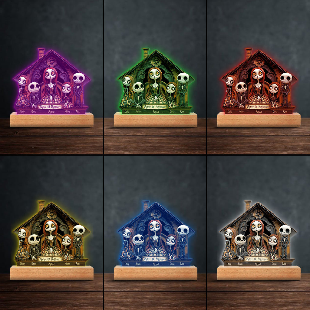 Mother Father Of Nightmares - Personalized Nightmare Custom Shaped Acrylic Plaque