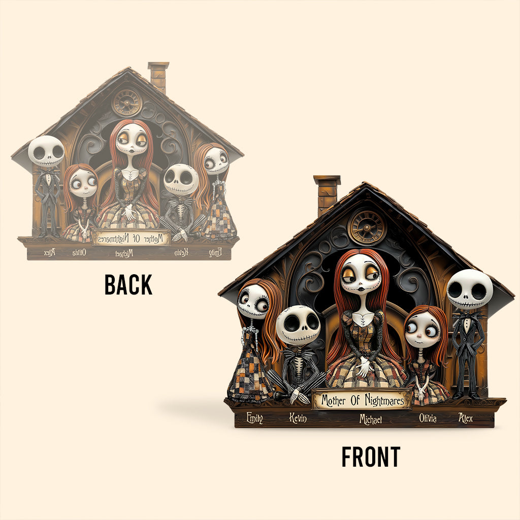 Mother Father Of Nightmares - Personalized Nightmare Custom Shaped Acrylic Plaque