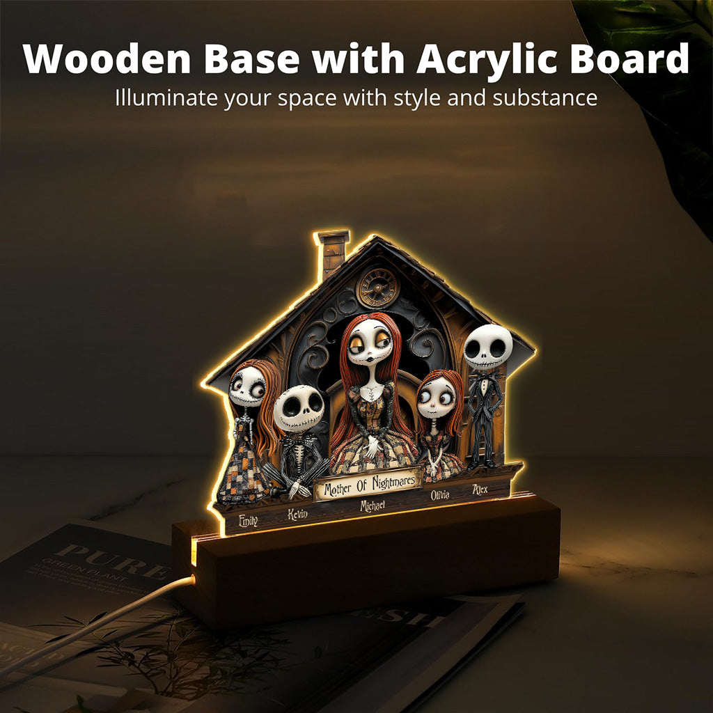 Mother Father Of Nightmares - Personalized Nightmare Custom Shaped Acrylic Plaque
