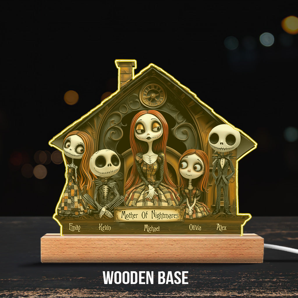 Mother Father Of Nightmares - Personalized Nightmare Custom Shaped Acrylic Plaque