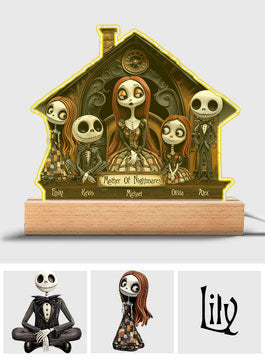 Mother Father Of Nightmares - Personalized Nightmare Custom Shaped Acrylic Plaque