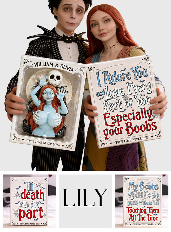 Naughty Spooky Couple - Personalized Nightmare 2-Side Printed Acrylic Plaque