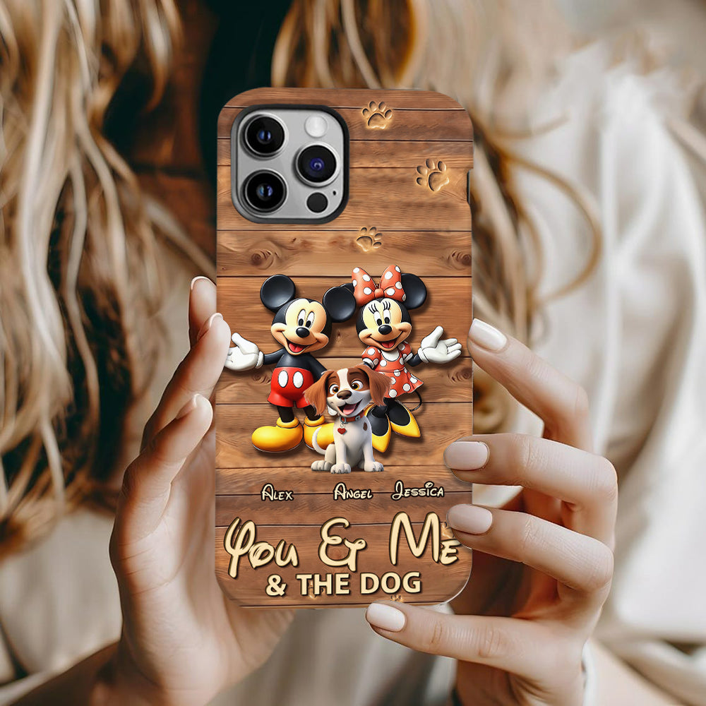 Dog Mom Dog Dad - Personalized Dog Full Print Phone Case
