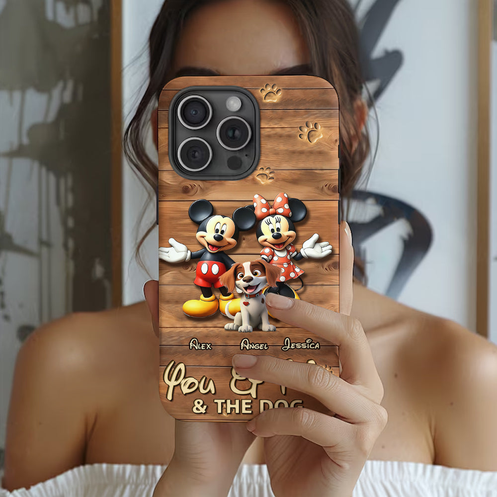 Dog Mom Dog Dad - Personalized Dog Full Print Phone Case