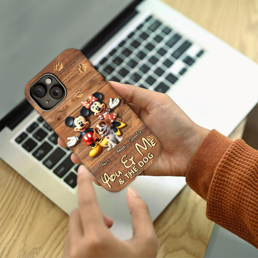 Dog Mom Dog Dad - Personalized Dog Full Print Phone Case