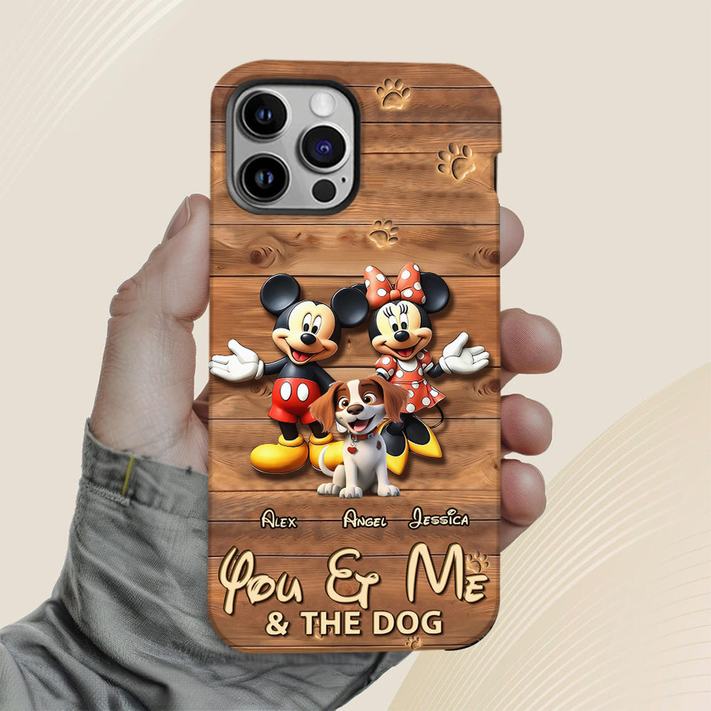 Dog Mom Dog Dad - Personalized Dog Full Print Phone Case