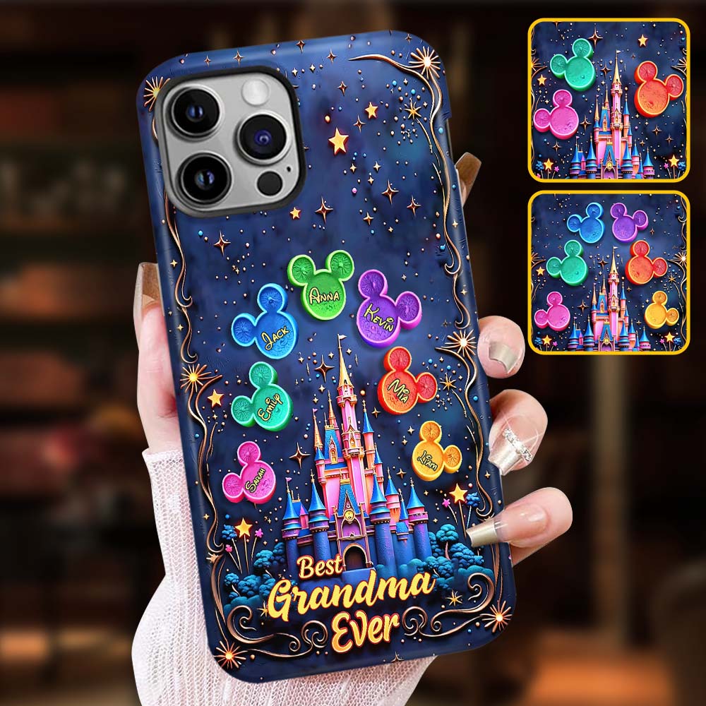 Best Grandma/ Mom Ever - Personalized Mouse Full Print Phone Case