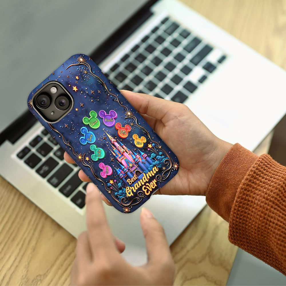 Best Grandma/ Mom Ever - Personalized Mouse Full Print Phone Case
