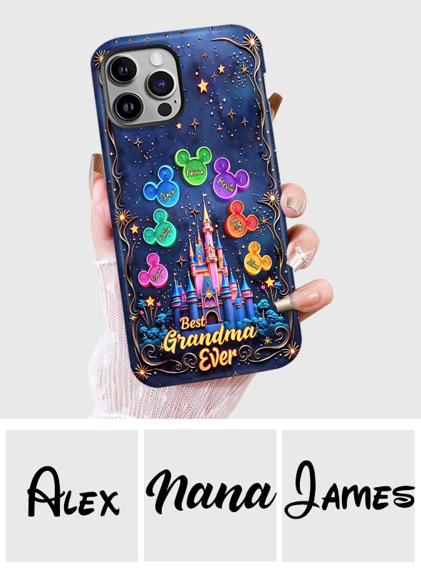 Best Grandma/ Mom Ever - Personalized Mouse Full Print Phone Case
