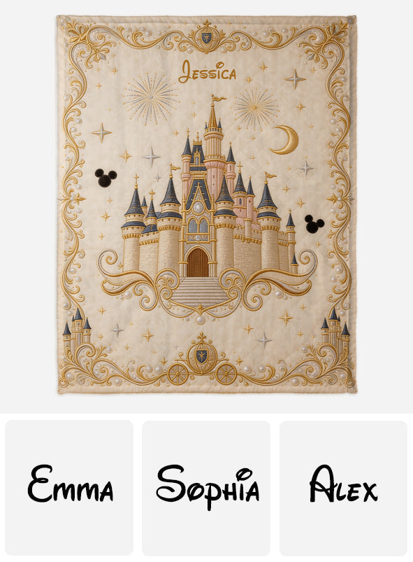 Magical Castle - Personalized Dream Trip Blanket