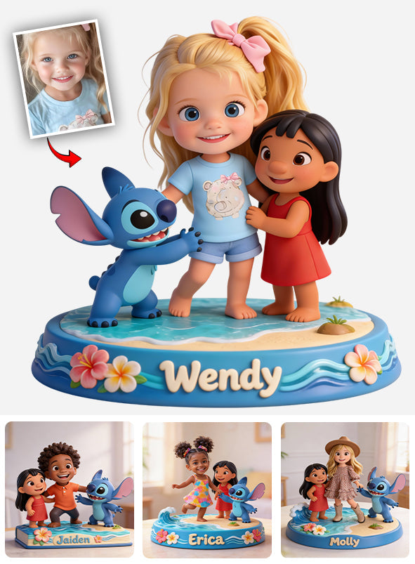 Custom Any Photo Friends - Personalized Ohana Custom Shaped Acrylic Plaque