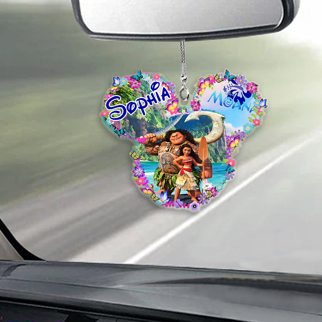 Sea Blossom - Personalized Mouse Transparent Car Ornament