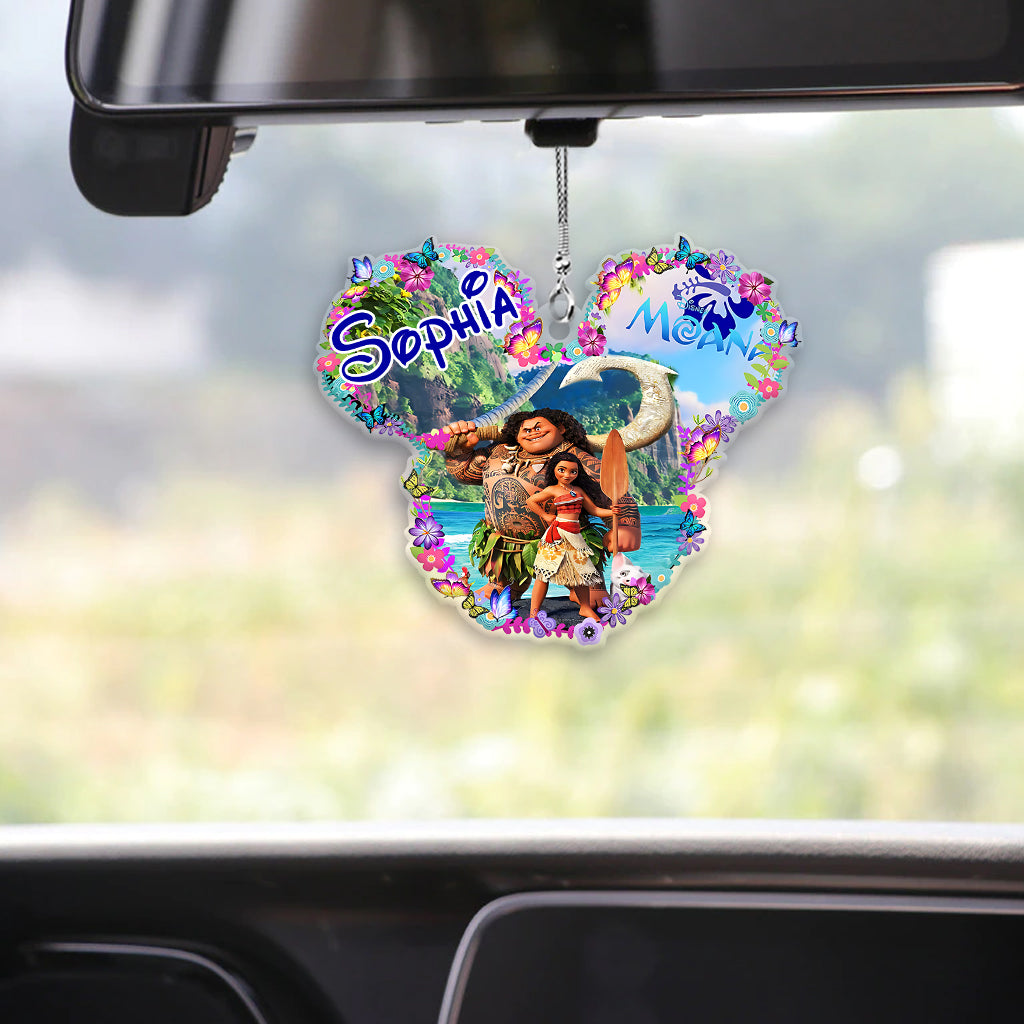 Sea Blossom - Personalized Mouse Transparent Car Ornament
