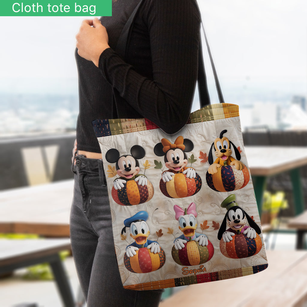It's The Most Wonderful Time Of The Year - Personalized Mouse Tote Bag