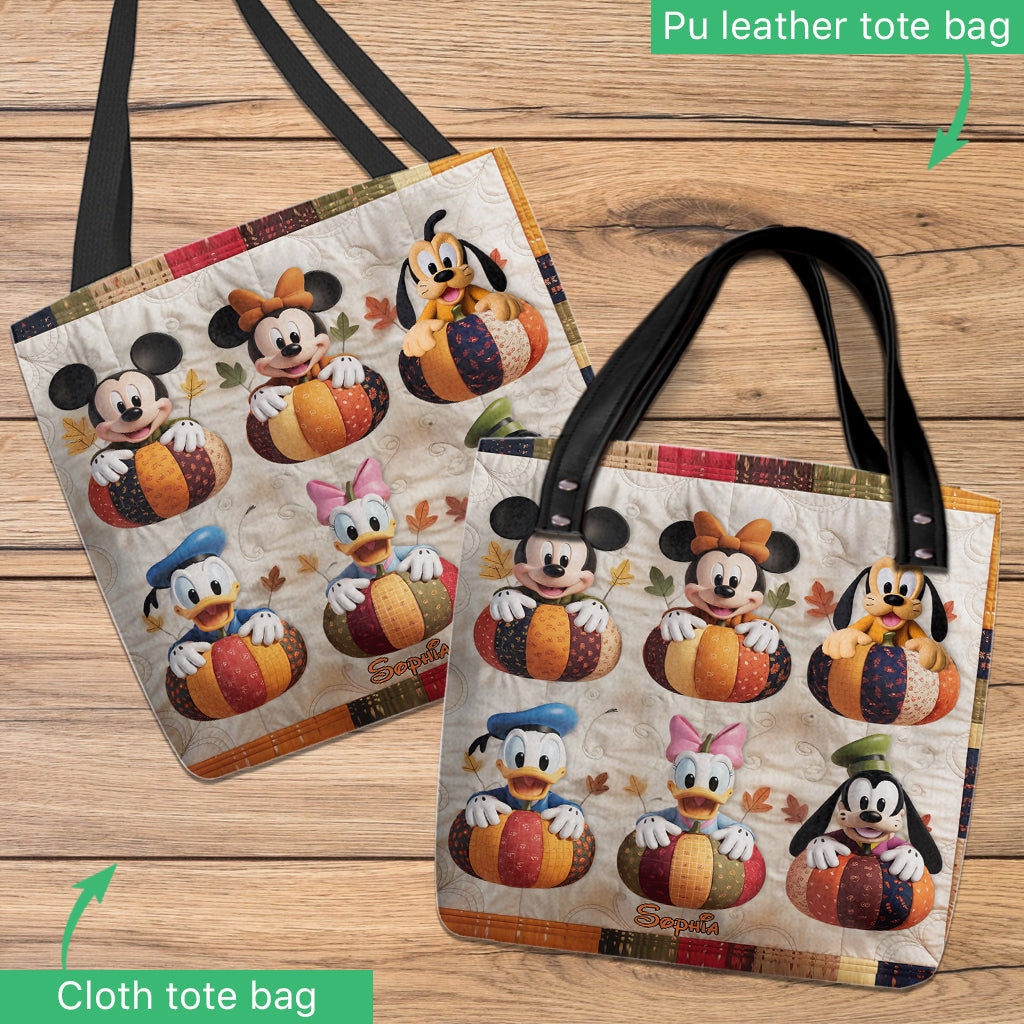 It's The Most Wonderful Time Of The Year - Personalized Mouse Tote Bag