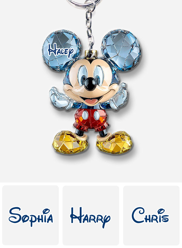Cute Mouse Ears - Personalized Mouse Keychain