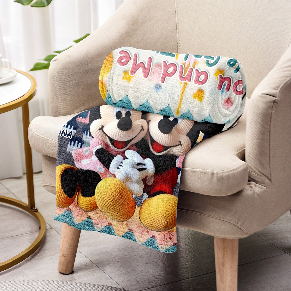 You & Me We Got This - Personalized Mouse Blanket