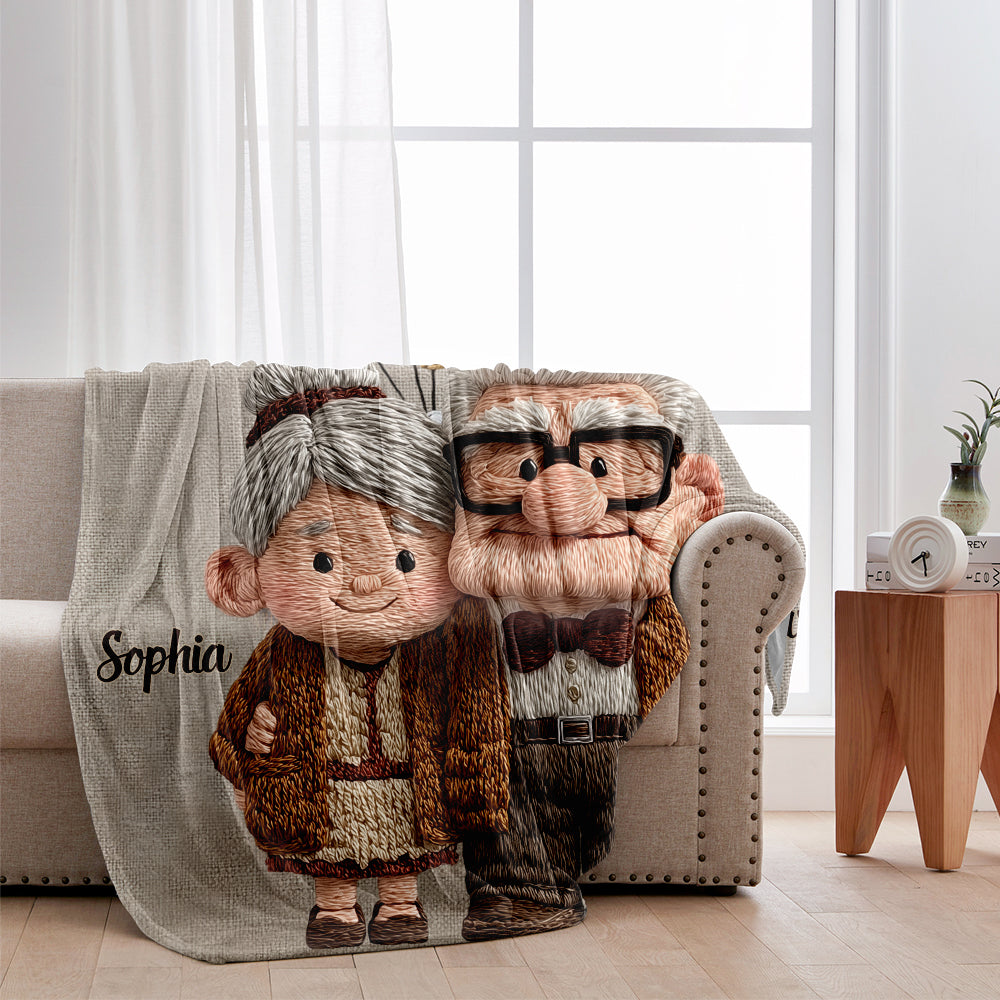 You & Me - Personalized Couple Blanket
