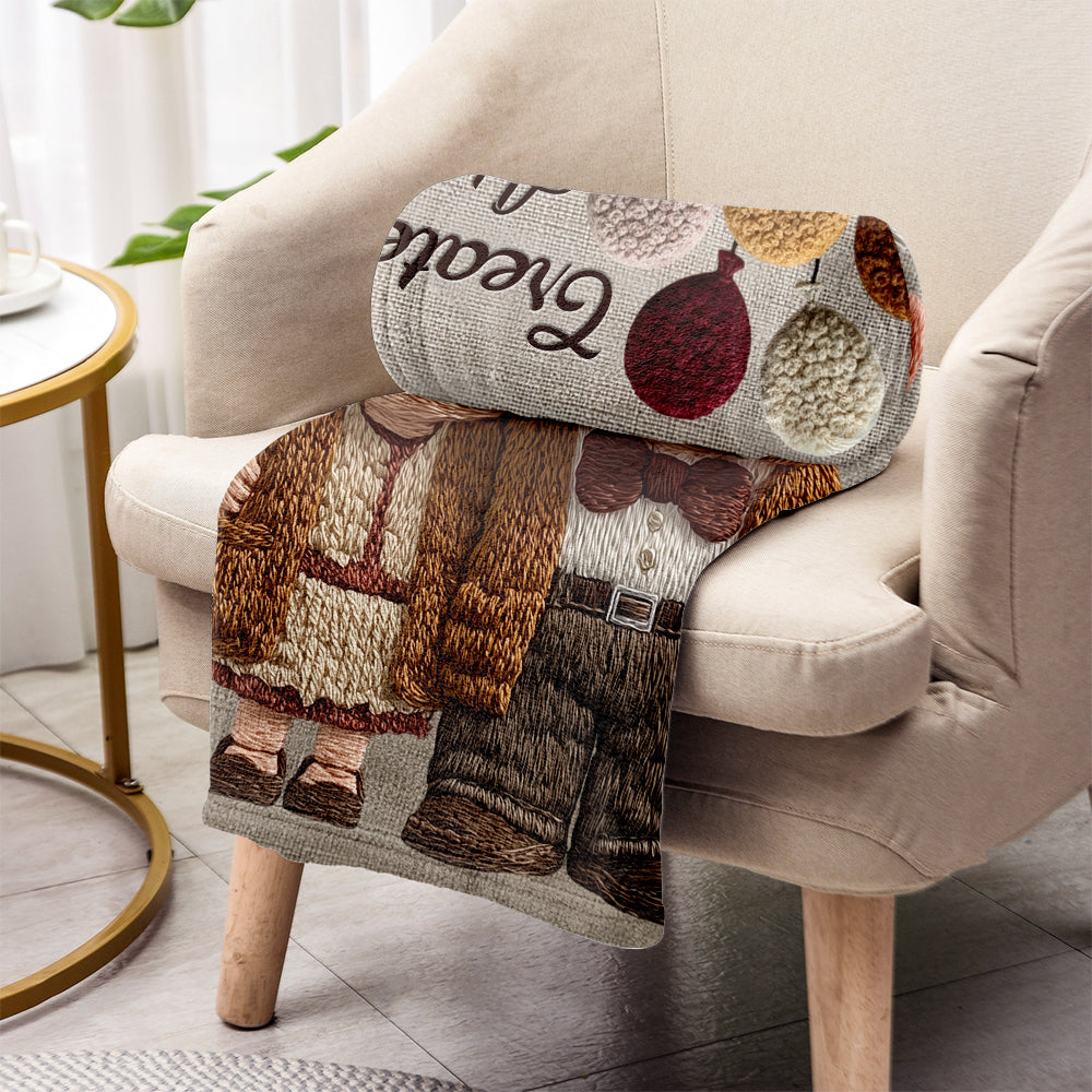 You & Me - Personalized Couple Blanket