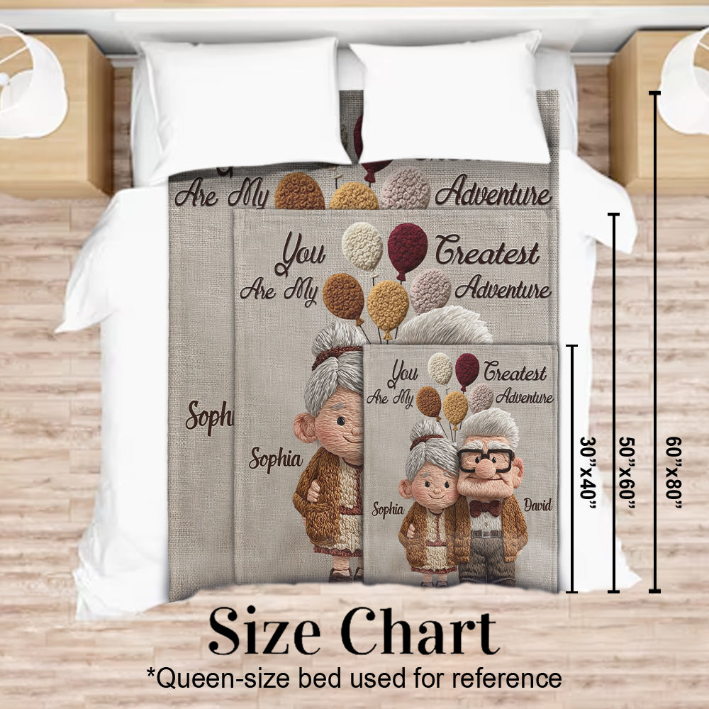 You & Me - Personalized Couple Blanket