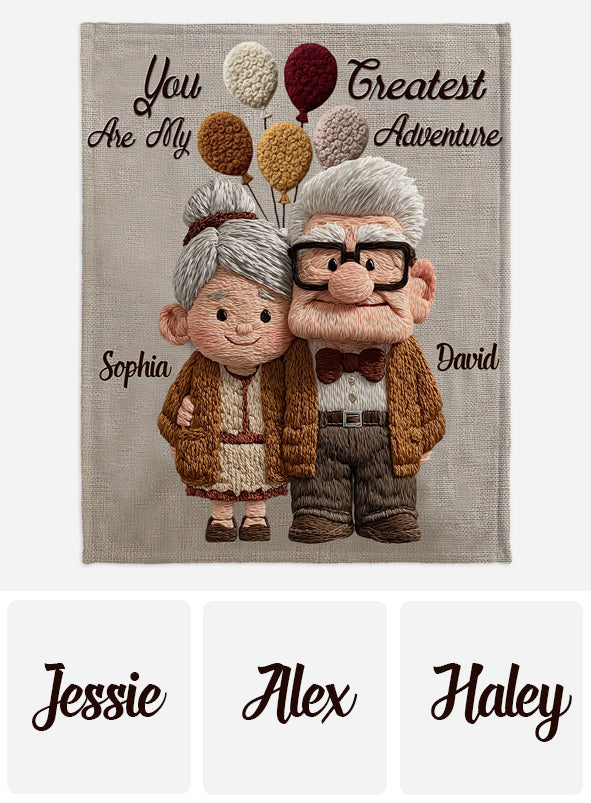 You & Me - Personalized Couple Blanket