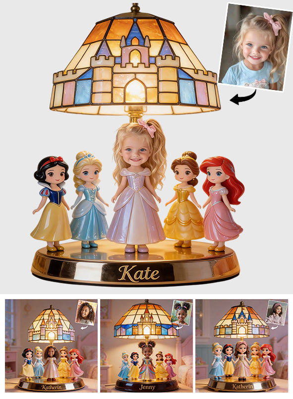 Princesses - Personalized Beautiful Princess Acrylic LED Night Light