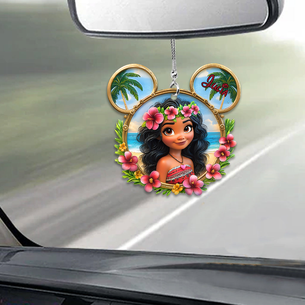 Sea Blossom - Personalized Mouse Car Ornament