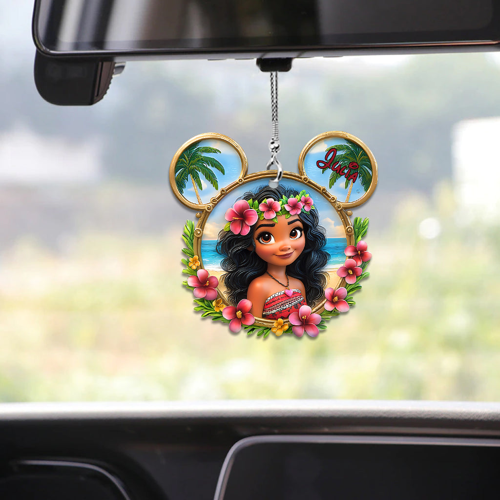 Sea Blossom - Personalized Mouse Car Ornament