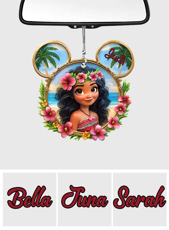 Sea Blossom - Personalized Mouse Car Ornament