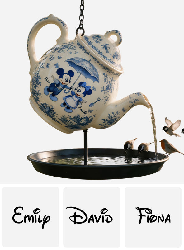 Garden Mouse - Personalized Mouse Bird Feeder/ Bath