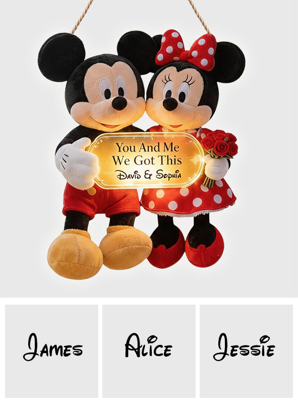 We Got This - Personalized Mouse LED Light Acrylic Sign