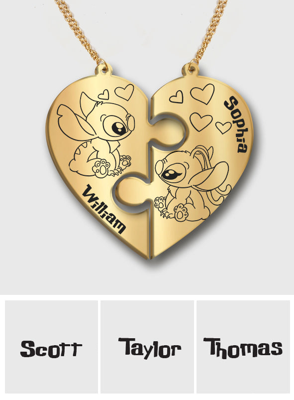 I'm Yours No Returns Or Refunds - Personalized Ohana Matching Pendant Necklace