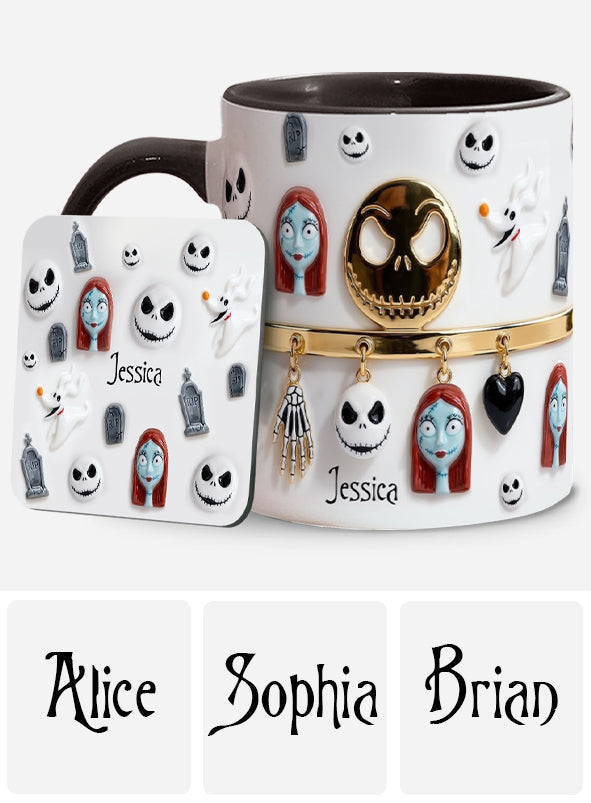 The Nightmare - Personalized Nightmare Accent Mug & Coaster