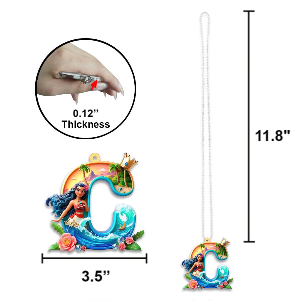 Sea Blossom - Personalized Mouse Car Ornament
