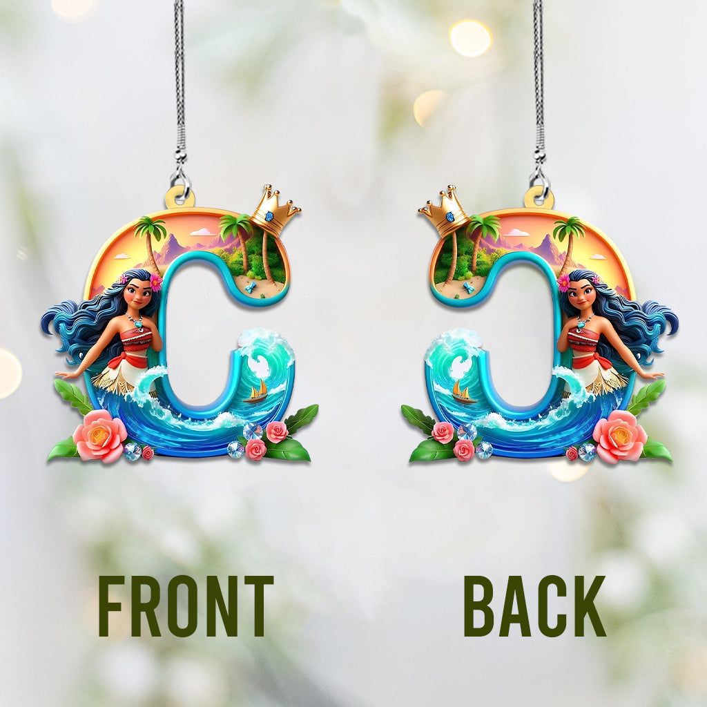 Sea Blossom - Personalized Mouse Car Ornament